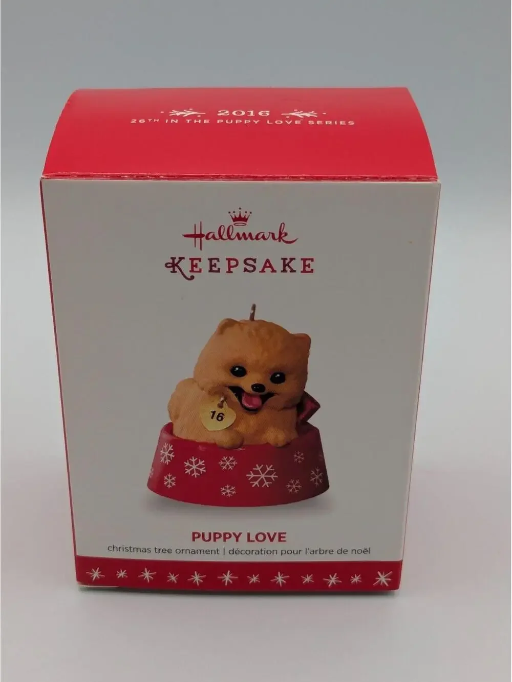 Hallmark Keepsake Puppy Love 2016, 26th in the Puppy Love Series, Ornament
